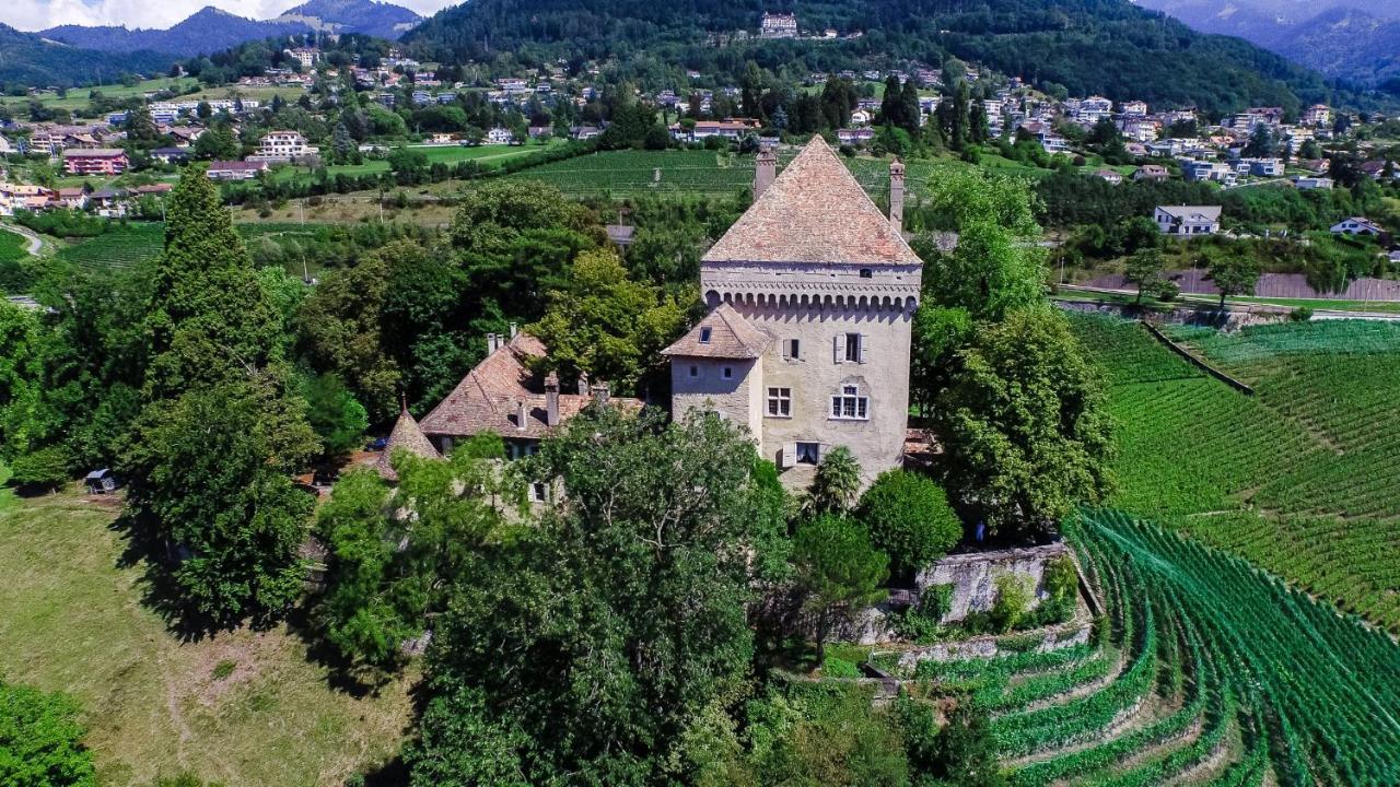 Authentic Middle Ages Apartment In The Castle Clarens Bagian luar foto